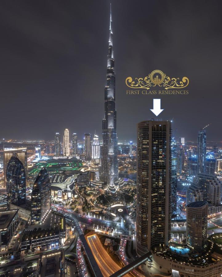 First Class 3Br With Full Burj Khalifa And Fountain View Dubai Buitenkant foto
